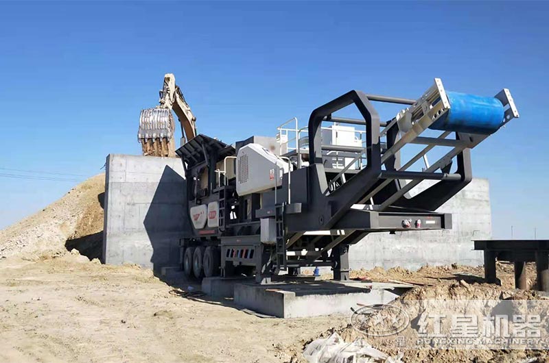 安徽250TPH鐵礦石粗破移動式破碎機