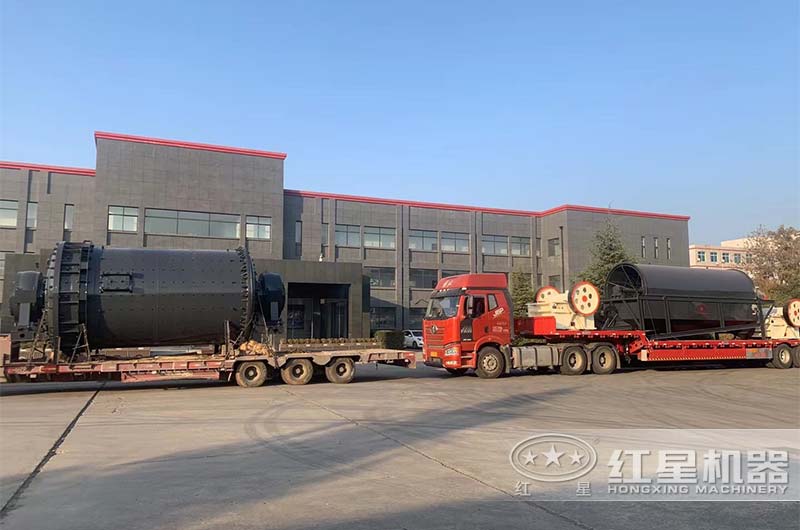 紅星機器棒磨式制砂機發貨