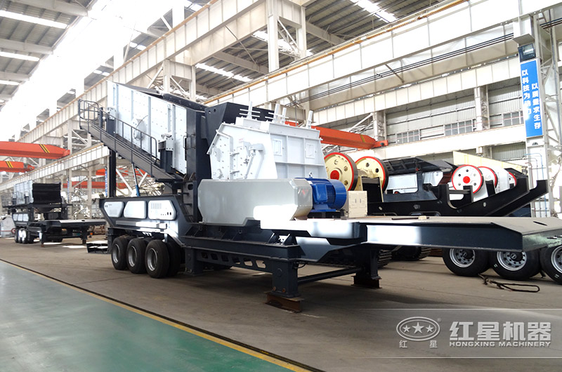 移動破碎篩分機車間 移動破碎篩分機車間