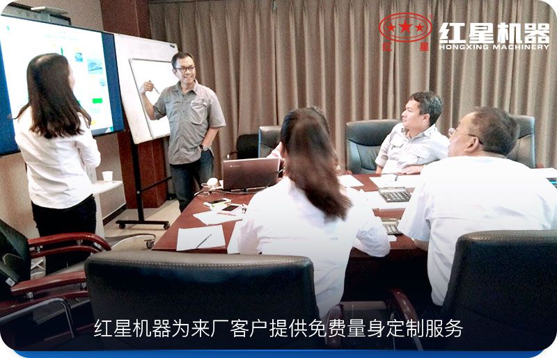 用戶到車間參觀石頭制沙設備 用戶到車間參觀石頭制沙設備