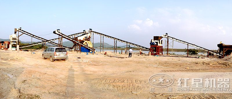 固定式機制砂生產線（制砂機為核心設備）