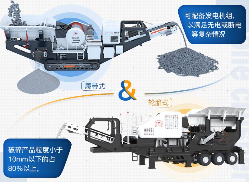 移動(dòng)破碎站（履帶型、輪胎型）