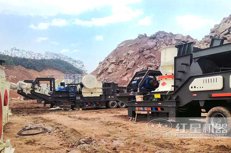 湖南建筑垃圾再生處理現(xiàn)場(chǎng)