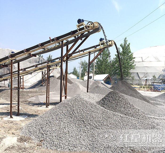 石頭粉碎成石子、沙子 石頭粉碎成石子、沙子