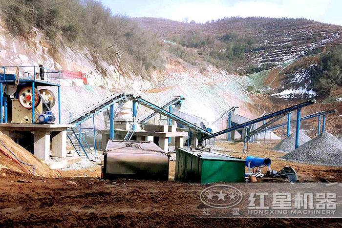 大理石破碎生產線