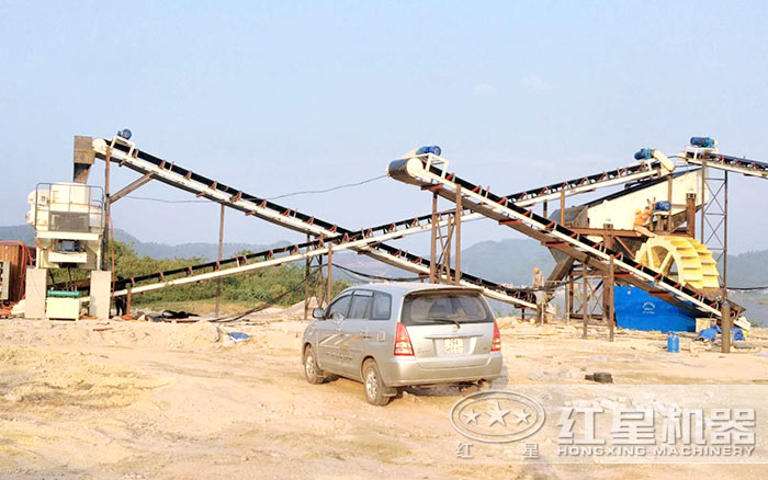 HVI制砂機配置輪斗洗砂機