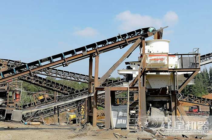 節能制砂機現場