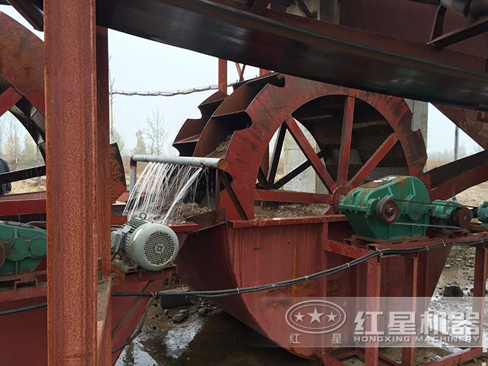 人工沙洗沙設備—輪斗洗砂機 人工沙洗沙設備—輪斗洗砂機
