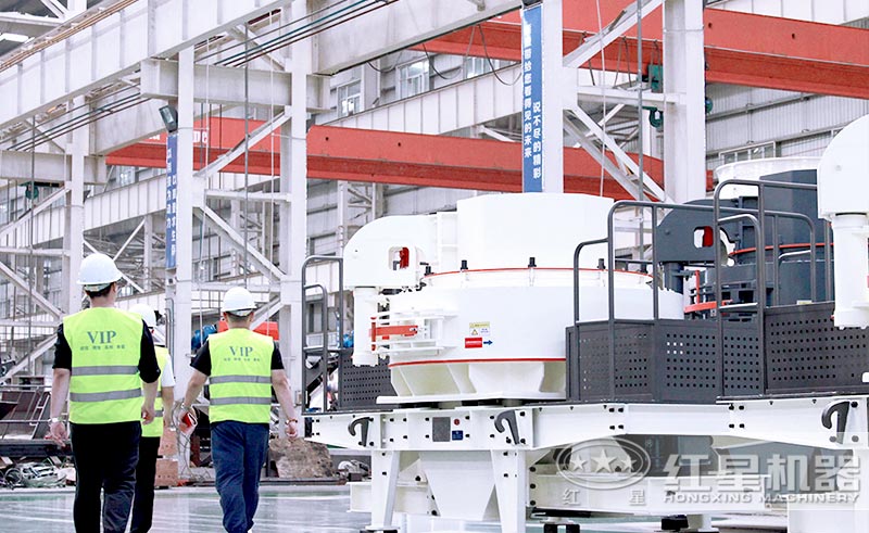 客戶來廠參觀考察制砂設備