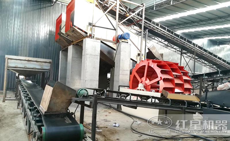 客戶洗砂機安裝現場 客戶洗砂機安裝現場