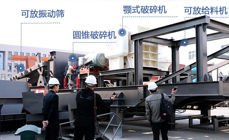 移動式破碎機可自由搭配組合方式 移動式破碎機可自由搭配組合方式