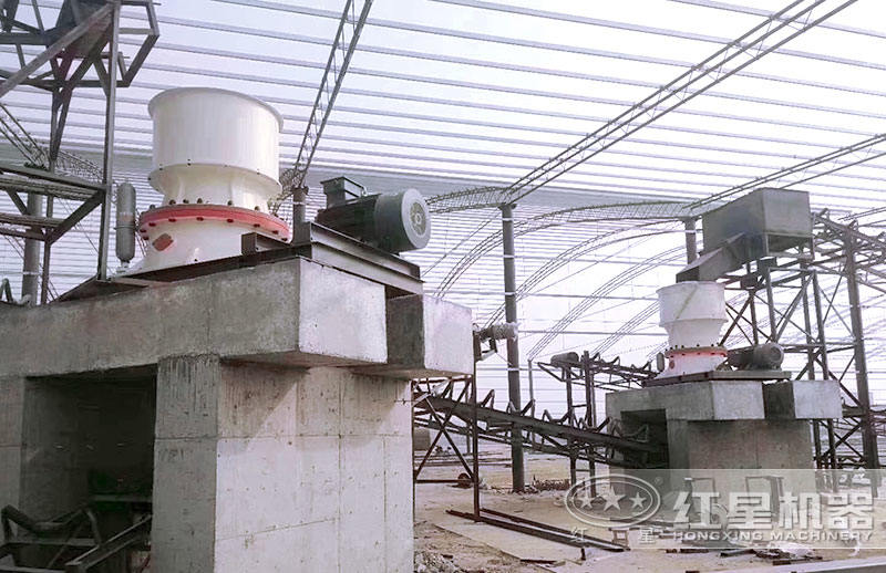 2臺單缸圓錐破組合生產(chǎn)