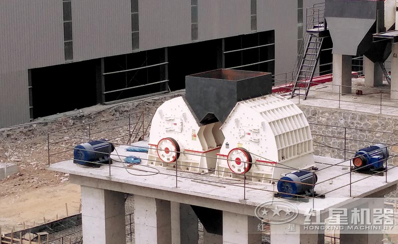 錘式碎石子機安裝現場 錘式碎石子機安裝現場