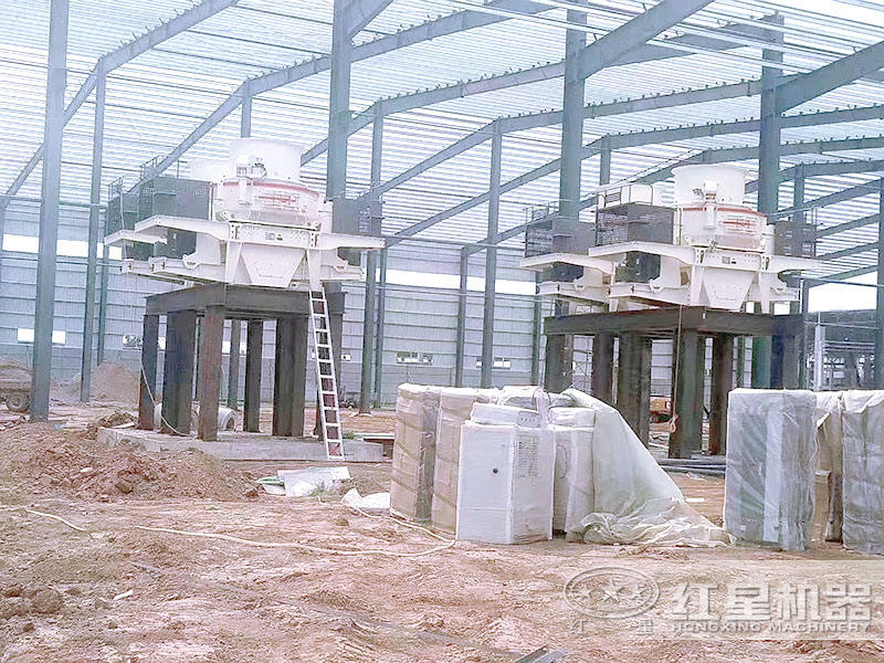 HVI制砂機生產(chǎn)現(xiàn)場