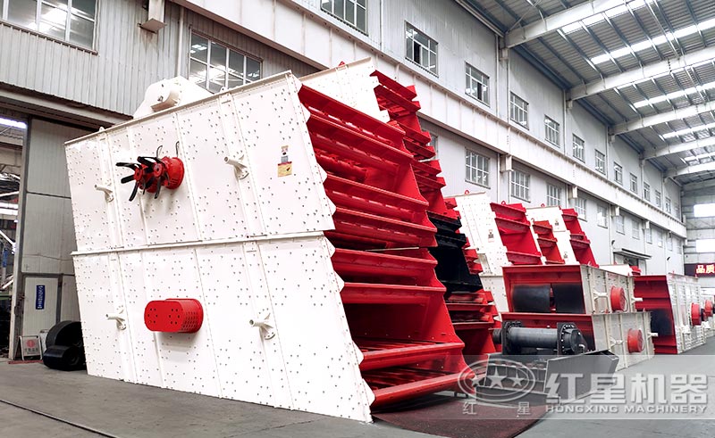 將大小物料進行區分的振動篩