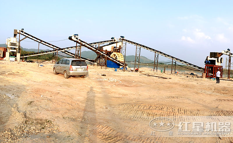 比較簡單的制砂生產線