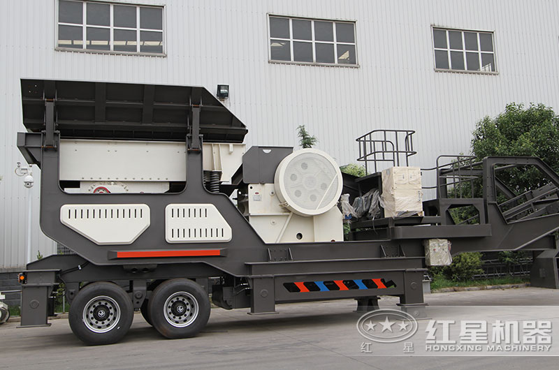 移動(dòng)輪胎式顎式破碎機(jī)