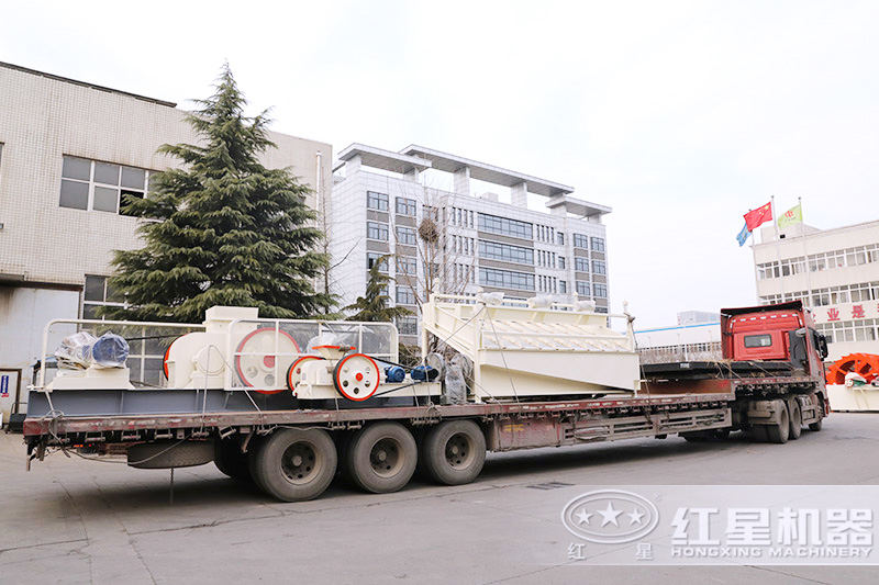 小型打石頭制砂機發貨