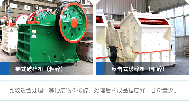 小型石頭粉碎機鄂破+反擊破 小型石頭粉碎機鄂破+反擊破