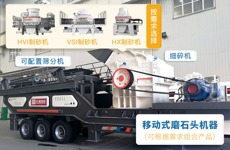 移動式磨石頭機器