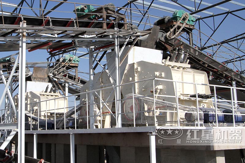 山東石料生產線反擊破現場 山東石料生產線反擊破現場