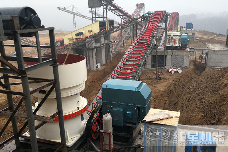 大型化石料生產線現場二 大型化石料生產線現場二