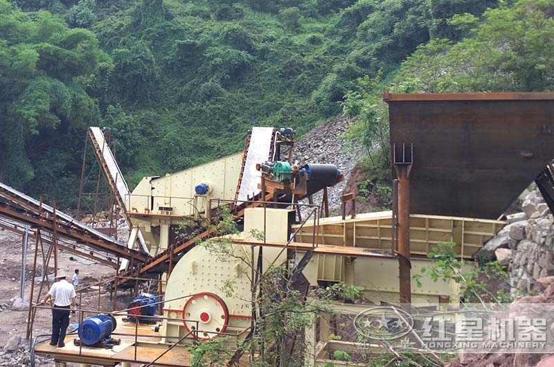 錘式夾石機現場實拍 錘式夾石機現場實拍