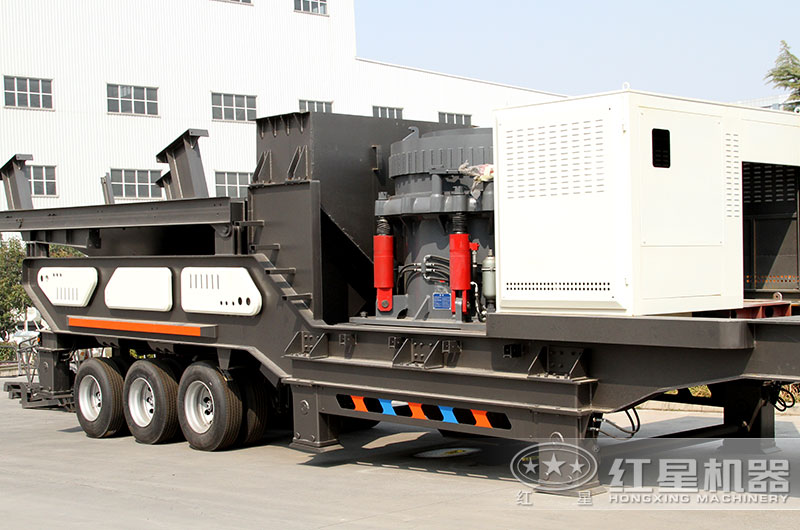 輪胎式移動破碎站