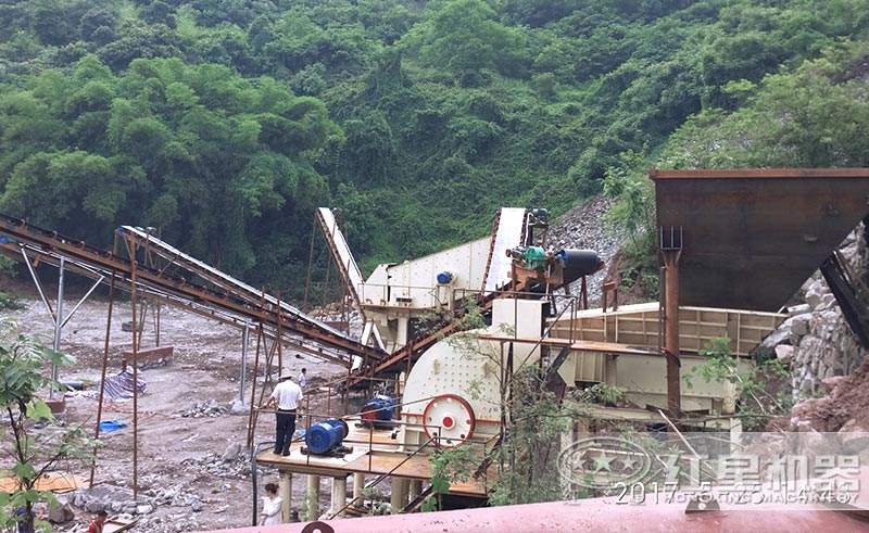 小型錘式煤矸石制砂生產線 小型錘式煤矸石制砂生產線