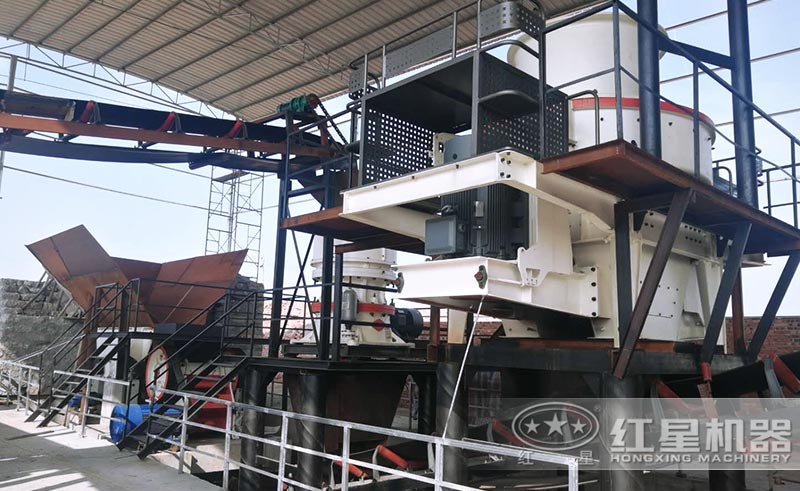 全套破碎制砂設備安裝中