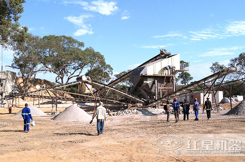 石料生產線現場