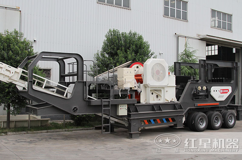 輪胎式小型建筑垃圾粉碎機 輪胎式小型建筑垃圾粉碎機