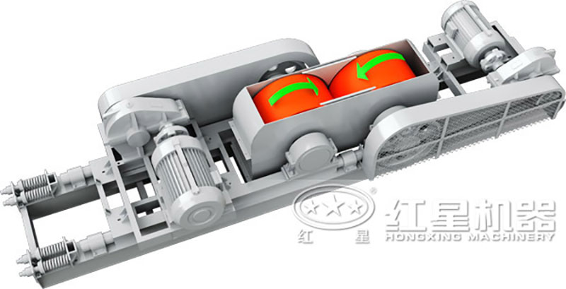 對輥式破碎機工作原理