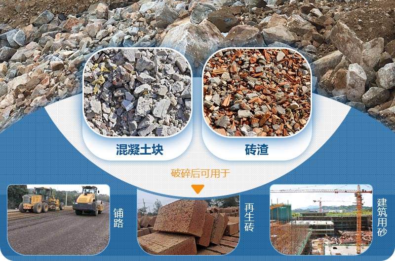 建筑垃圾粉碎再利用 建筑垃圾粉碎再利用