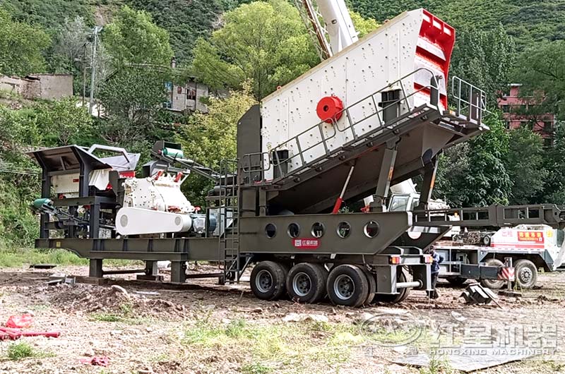 移動破碎站生產現場