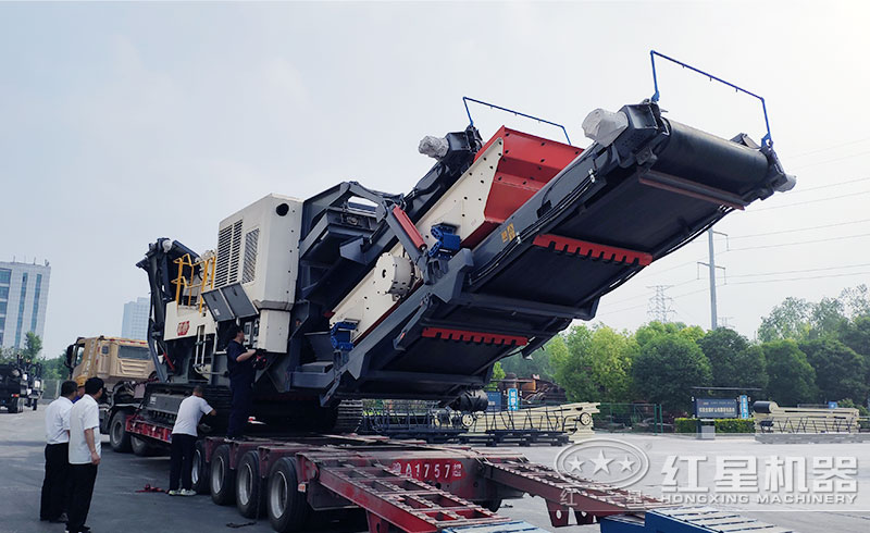 履帶振動篩發貨