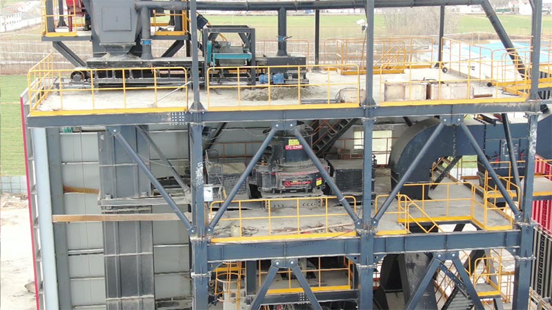 徐州制砂樓現(xiàn)場