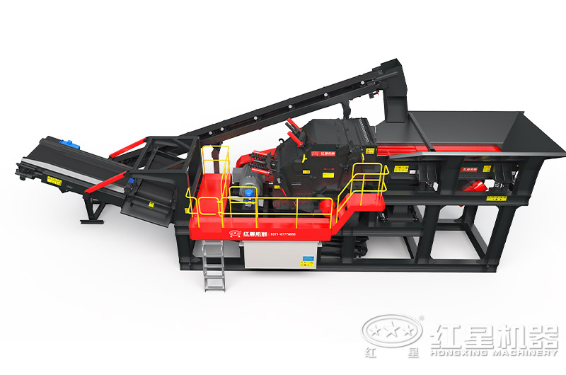 模塊框架式小型移動反擊石頭破碎機 模塊框架式小型移動反擊石頭破碎機