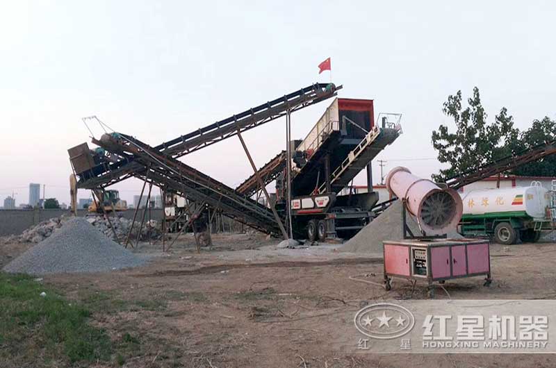 建筑垃圾工地分類機器處理現場 建筑垃圾工地分類機器處理現場