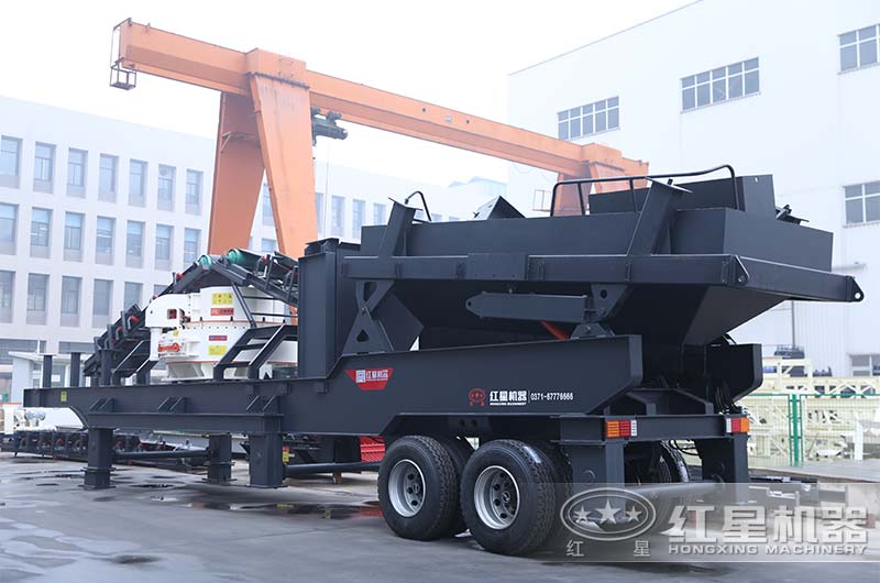 搭載VSI系列的移動式制砂機實拍