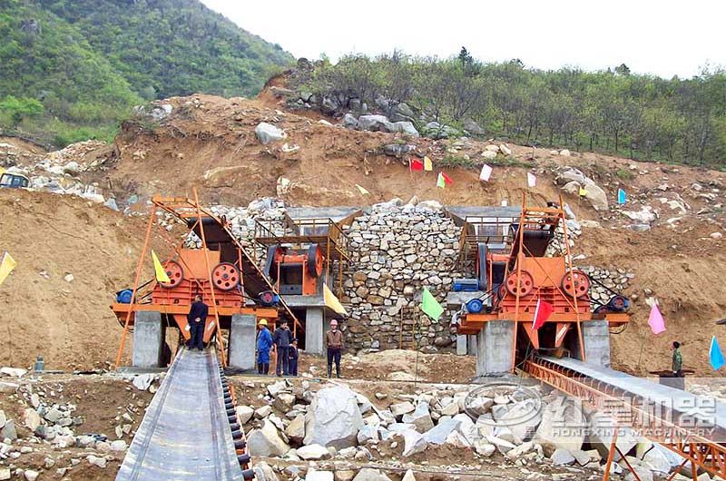 第一套破碎機設備現(xiàn)場