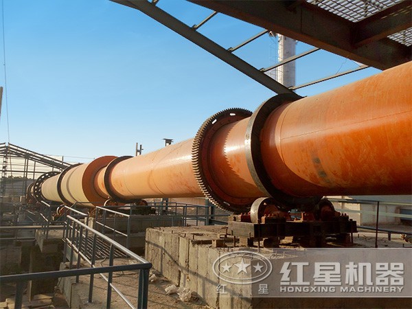 200噸石灰回轉(zhuǎn)窯現(xiàn)場圖