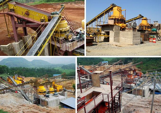 優越Φ1200圓錐破碎現場圖