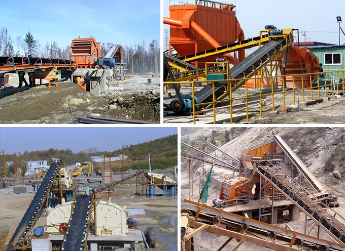 石灰石反擊破現(xiàn)場處理圖