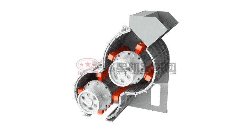 雙級破碎機工作原理圖