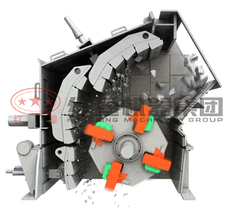 反擊式破碎機(jī)工作原理