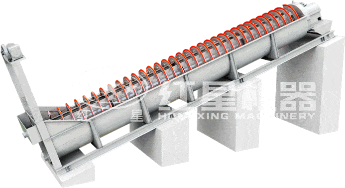 螺旋選礦機(jī)結(jié)構(gòu)及工作原理