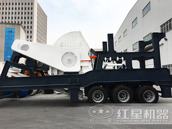 200tph輪胎重錘式移動破碎站