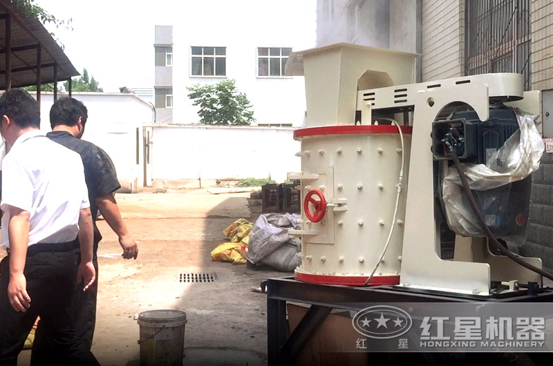 復合式破碎機廠區試機