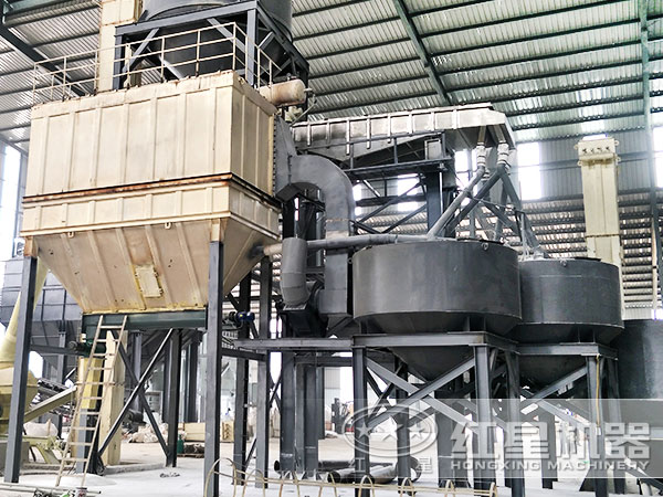 鈣石磨粉機作業現場 鈣石磨粉機作業現場